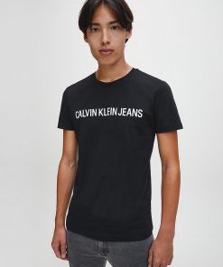 Calvin Klein Institutional logo T-shirt Black