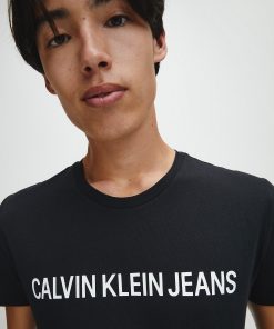 Calvin Klein Institutional logo T-shirt Black