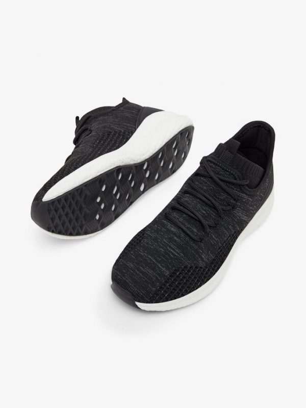 Bianco Biadelana Knit Sneakers Black