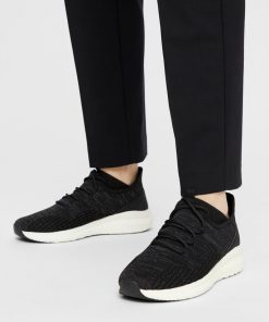 Bianco Biadelana Knit Sneakers Black