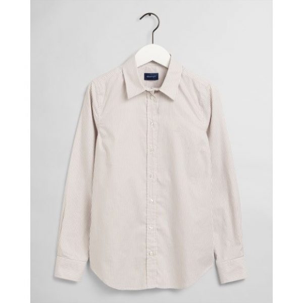 Gant The Oxford Banker Slim Shirt Warm Khaki
