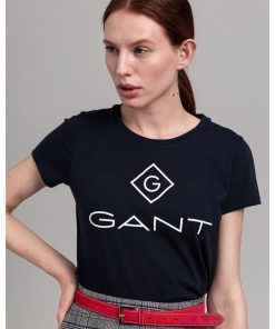 Gant Lock Up T-shirt Evening Blue