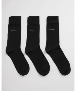 Gant Cotton Socks 3-Pack Black