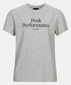 Peak Performance Junior Original Tee Medium Grey Melange