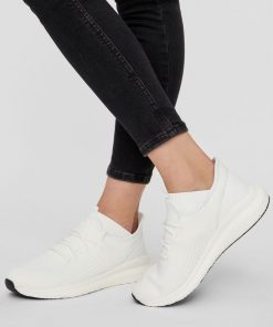 Bianco Biadelana Knit Sneakers White