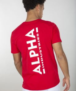 Alpha Industries Backprint T Red