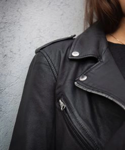 Human Scales Eva Leather Jacket Black