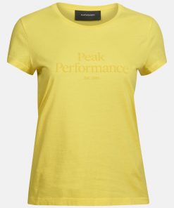 Peak Performance Original Tee Women Citrine