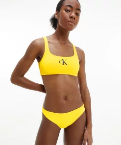 Calvin Klein CK One Bikini Bottom Hazard Yellow