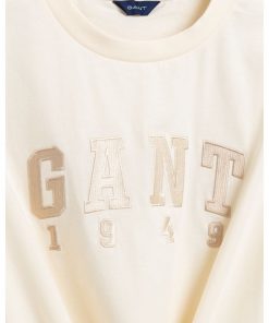 GANT Teen Girls 1949 T-Shirt Cream