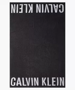Calvin Klein Beach Towel Black