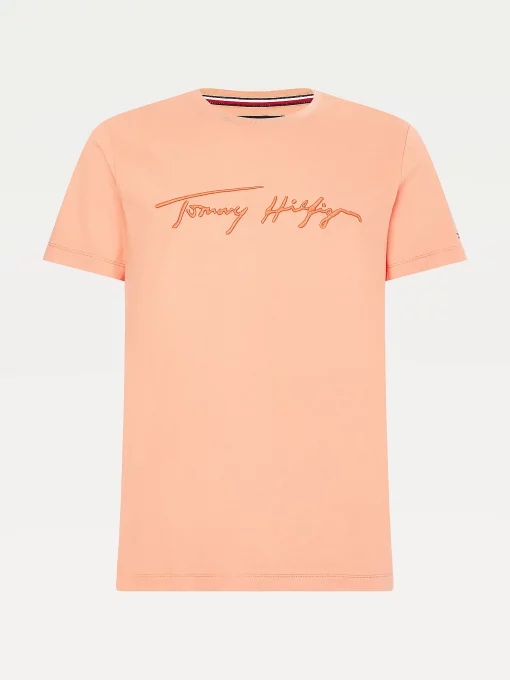Tommy Hilfiger Signature Logo T-shirt Summer Sunset