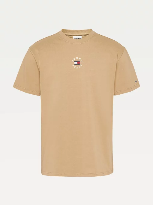 Tommy Jeans Circle Logo T-shirt Classic Khaki