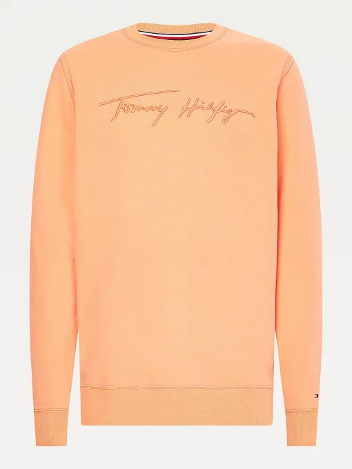 Tommy Hilfiger Signature Logo Sweatshirt Summer Sunset