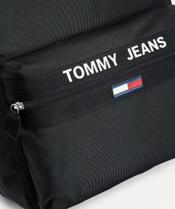 Tommy Jeans Essentials Contrast Handle Backpack Black