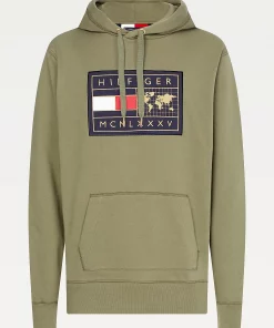 Tommy Hilfiger Icon Earth Badge Hoody Rocky Mountain