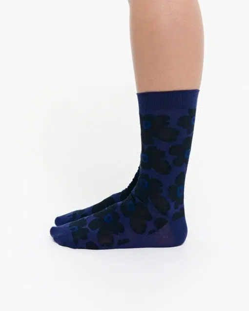Marimekko Hieta Unikko Socks Blue