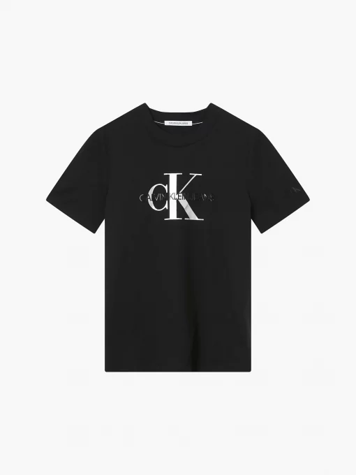 Calvin Klein Metallic Logo T-shirt Black