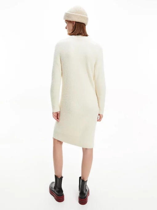 Calvin Klein Fluffy Sweater Dress Muslin