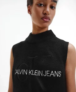 Calvin Klein Lofty Knitted Vest Black