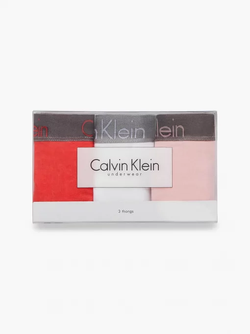 Calvin Klein Radiant Cotton 3-Pack Thong Set