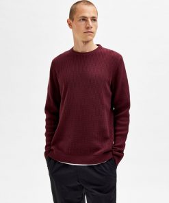 Selected Homme Cast Knit Pullover Port Royale