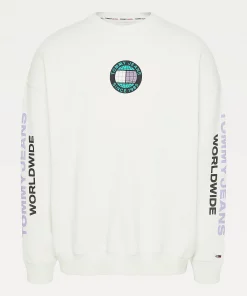 Tommy Jeans Recycled Unity Sweatshirt Ivory