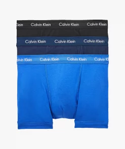 Calvin Klein 3-Pack Trunks Blue