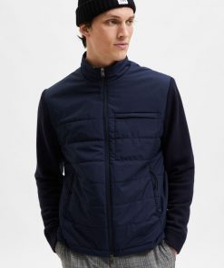 Selected Homme Rylee Quilted Jacket Sky Captain