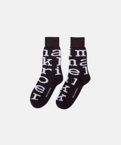 Marimekko Kasvaa Iso Logo Socks Black