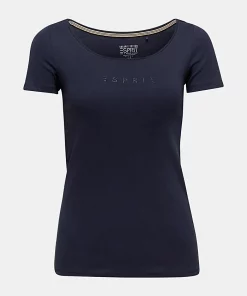 Esprit Logo T-shirt Navy