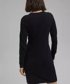 Esprit Knitted Dress Black