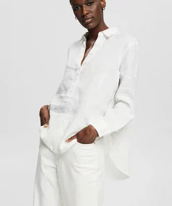 Esprit Linen Blouse White
