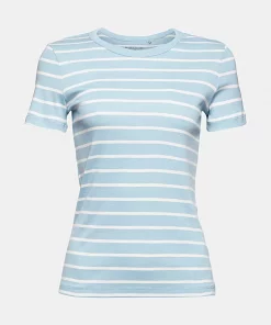 Esprit Striped T-shirt Off Grey Blue