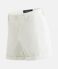 Peak Performance Narrow Shorts Women Vintage White