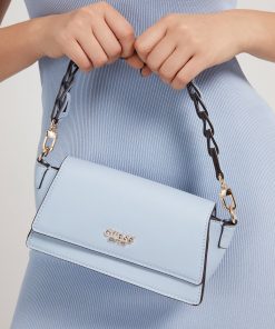 Guess Tiera Mini Handbag Light Blue