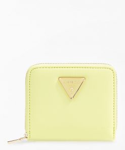 Guess Gemma Eco Mini Wallet Yellow