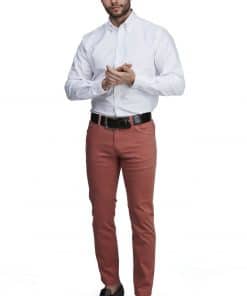 Hansen & Jacob 5-Pkt Cut´n Sew Pants Red Rust