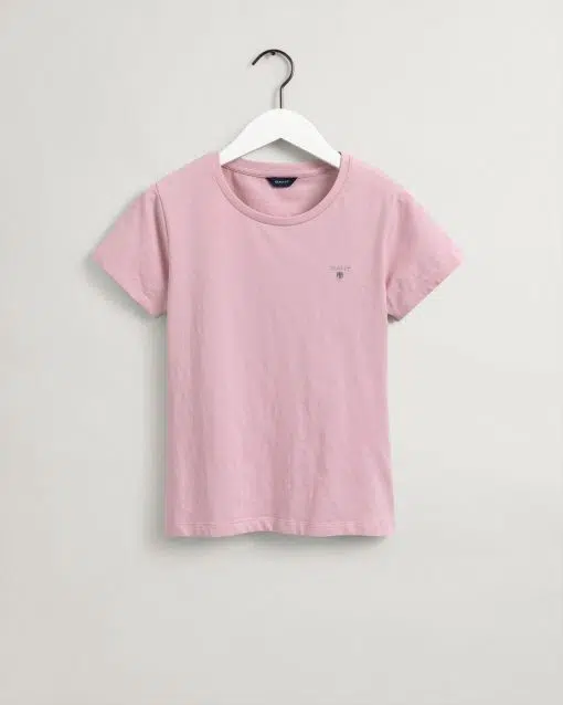 Gant Teen Girls Fitted Original T-shirt Preppy Pink