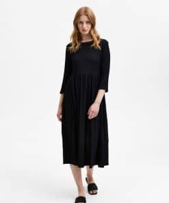 Selected Femme Bea Knee Dress Black