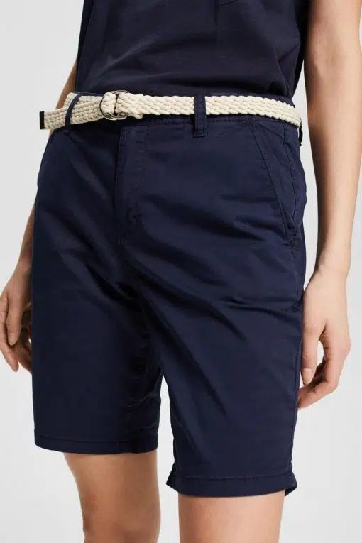 Esprit Cotton Shorts Navy