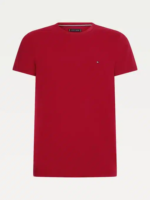 Tommy Hilfiger Organic Cotton T-shirt Rouge