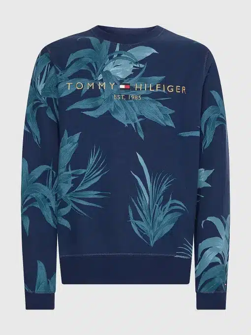 Tommy Hilfiger Palm Floral Logo Sweatshirt