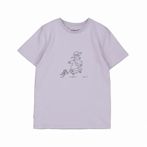 Makia x Mauri Kunnas Kids Goat T-shirt Lavender