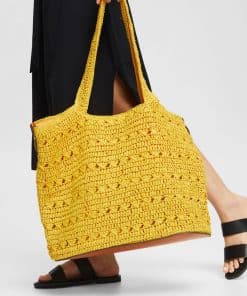 Esprit Straw Bag Yellow