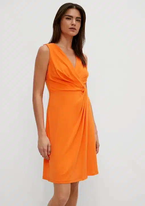 Comma, Wrap Dress Orange