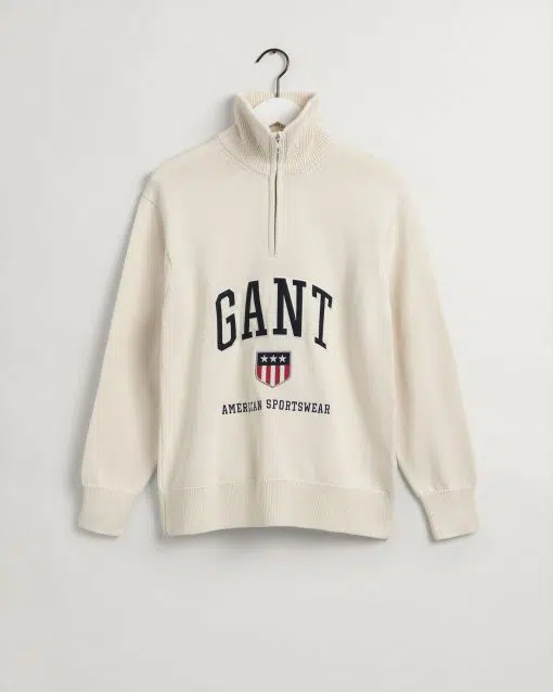 Gant Retro Shield Sweater Cream