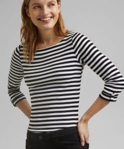 Esprit Stripe T-shirt Black