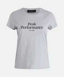 Peak Performance Original Tee Women Med Grey Melange