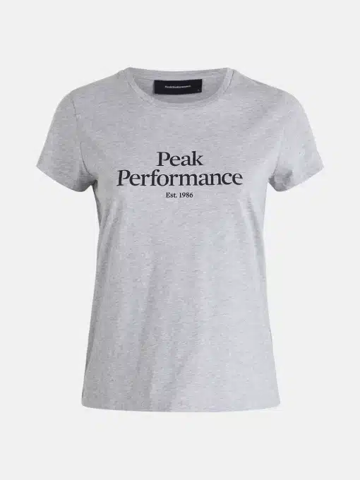 Peak Performance Original Tee Women Med Grey Melange
